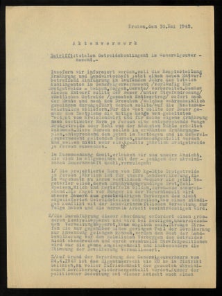 1942-1943 Ukrainian Wartime Agricultural and Economic Reports - General Government