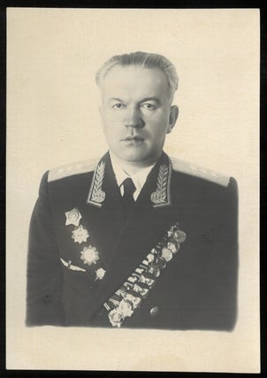 Group of Eight Vintage Photographs Featuring Soviet Air Force Colonel General Ivan Mikhailovich Belov