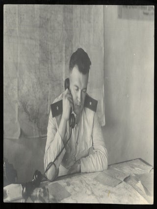 Group of Eight Vintage Photographs Featuring Soviet Air Force Colonel General Ivan Mikhailovich Belov