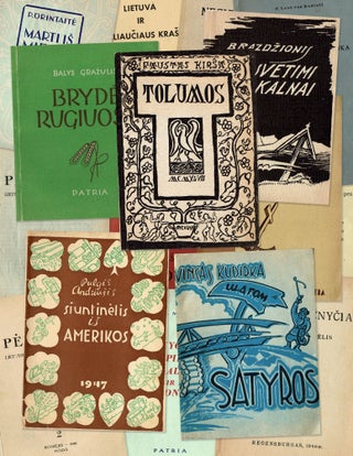 Item #104 Collection of twenty Lithuanian DP books and periodicals published in post-war Germany,...