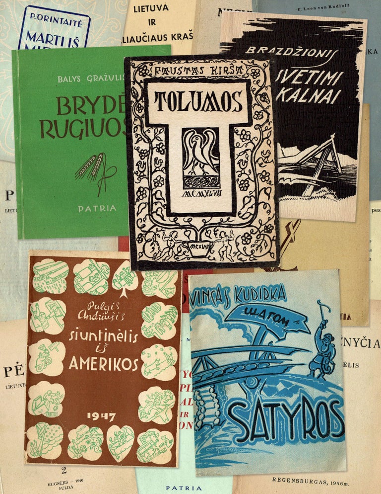 Item #104 Collection of twenty Lithuanian DP books and periodicals published in post-war Germany, 1946-1951. authors.