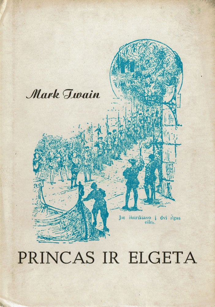 Item #118 Princas ir elgeta [The Prince and the Pauper ]. Mark Twain.