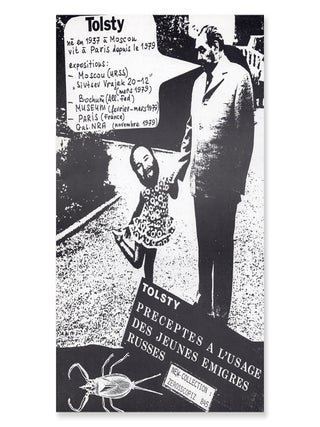 Item #12 ZEROSSCOPIZ 845: Preceptes a l'Usage Des Jeunes emigres Russes. Vladimir Kotliarov, TOLSTY