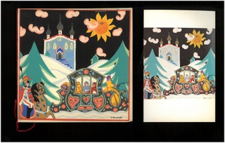 A Group of 25 Hand-Colored Art Deco, Avant-Garde and Constructivist Pochoirs by Russian Émigré Artists, 1920s