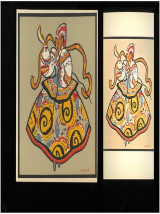 A Group of 25 Hand-Colored Art Deco, Avant-Garde and Constructivist Pochoirs by Russian Émigré Artists, 1920s