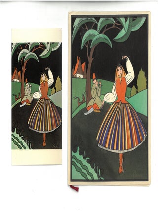A Group of 25 Hand-Colored Art Deco, Avant-Garde and Constructivist Pochoirs by Russian Émigré Artists, 1920s