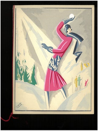 A Group of 25 Hand-Colored Art Deco, Avant-Garde and Constructivist Pochoirs by Russian Émigré Artists, 1920s
