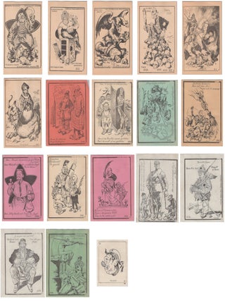 Group of Fifty-One White Russian Émigré Anti-Bolshevik and Anti-Semitic Propaganda Postcards and Leaflets, ca. 1920s–1930s