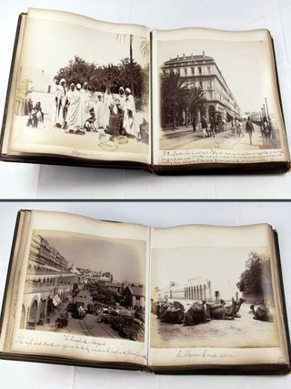 Item #1626 [VICTORIAN TRAVEL PHOTOGRAPHY] Photographic Album of Algeria, Malta, Gibraltar,...