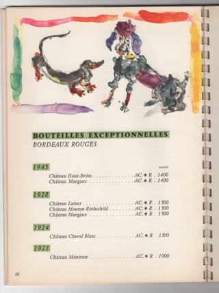 Liste des Grands Vins 1957: Sous le signe d'une petite fille [List of Great Wines 1957: Under the Sign of a Little Girl]