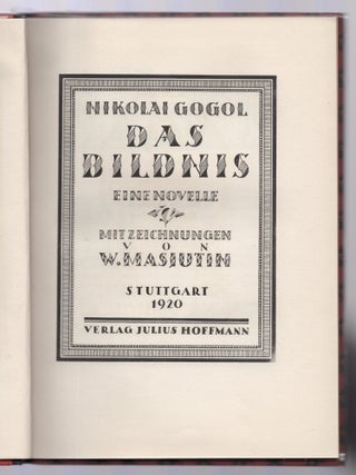 Das Bildnis: Eine Novelle [The Portrait]