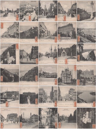 [IMPERIAL RUSSIA] Group of 30 Phototype Postcards of Kyiv, Ukraine, 1905