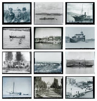 Rare Photographic Record of a Sea Voyage from Odessa to The Middle East in 1903-1904 [68 negatives on glass plates]