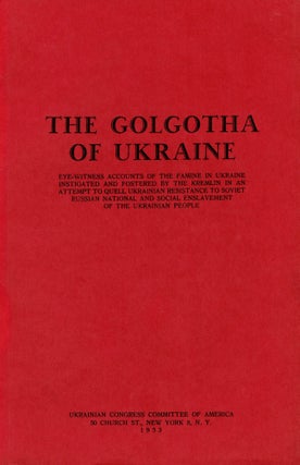 Item #229 The Golgotha of Ukraine. Dmytro Solovei