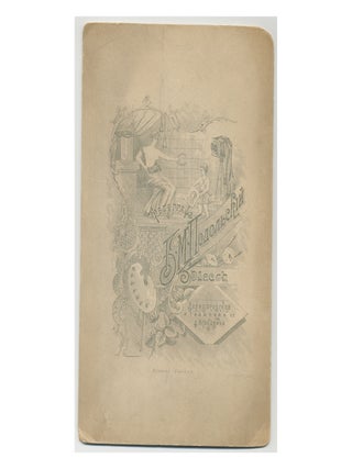 Autographed Cabinet Portrait of the Russian Artist Vasily Vereshchagin (1842-1904)