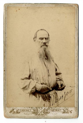 [Signed] Photograph of the Russian Writer Leo Tolstoy (1828-1910)