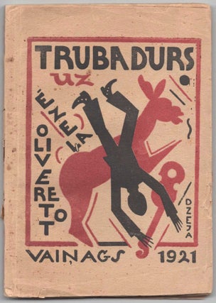 Item #506 [Latvian Avant-Garde] Trubadurs uz ezela 1918-1920 (Troubadour on a Donkey 1918-1920)....