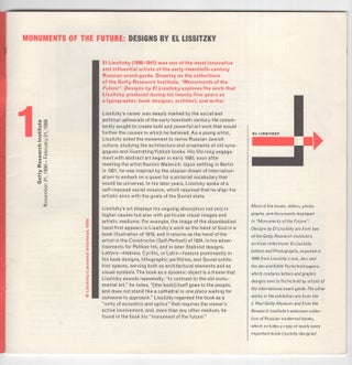 Monuments of the Future: Designs by El Lissitzky