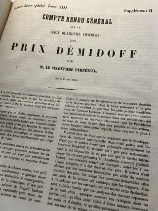 Bulletin de la Classe historico-philologique de l'Académie impériale des sciences de St.-Pétersbourg (Bulletin of the Historical-Philological Class of the Imperial Academy of Sciences of St. Petersburg), vol. 13