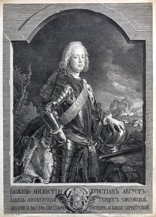 Item #78 Portrait Of Christian August, Prince Of Anhalt-Zerbst (1690-1747
