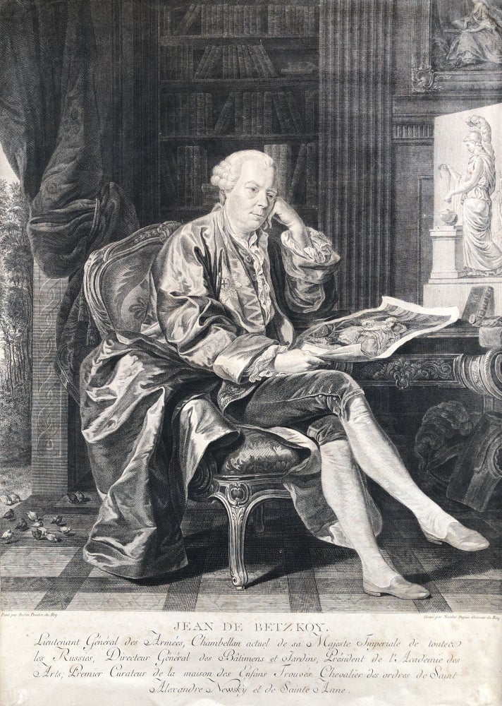 Item #79 Portrait of Ivan Betskoy (1704 – 1795). Nicolas Dupuis.